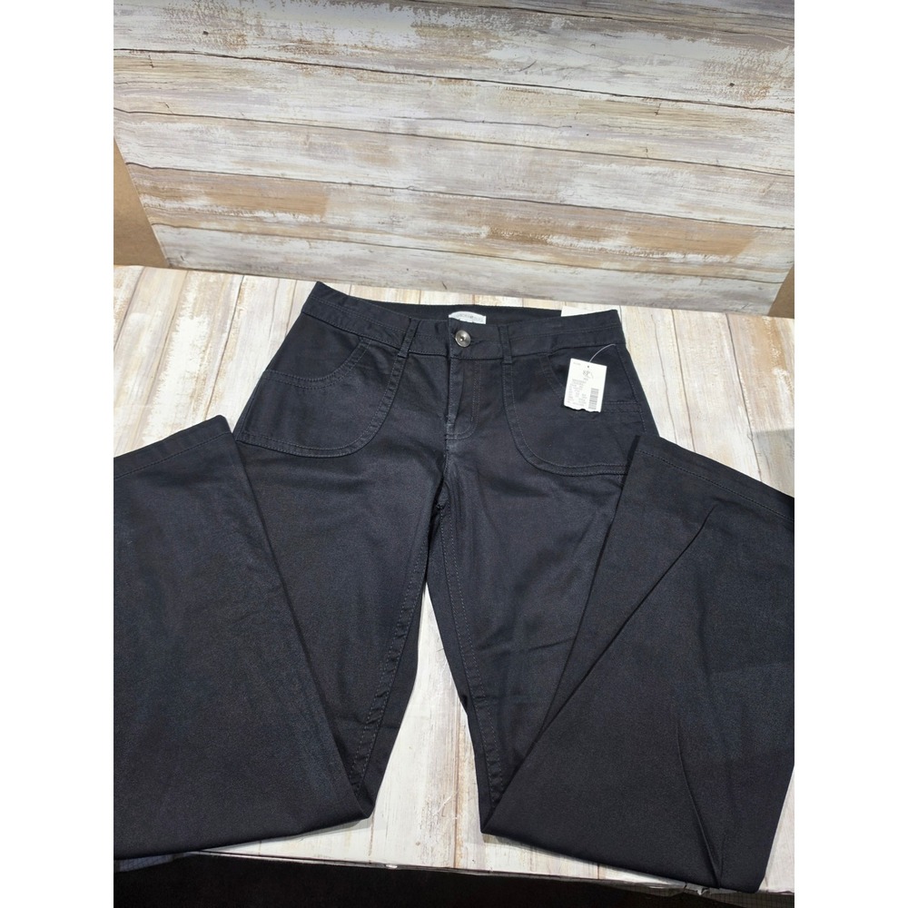 Fashion Bug Weekend Casual Black Bootcut Pants Womens 8P Petite NWT
